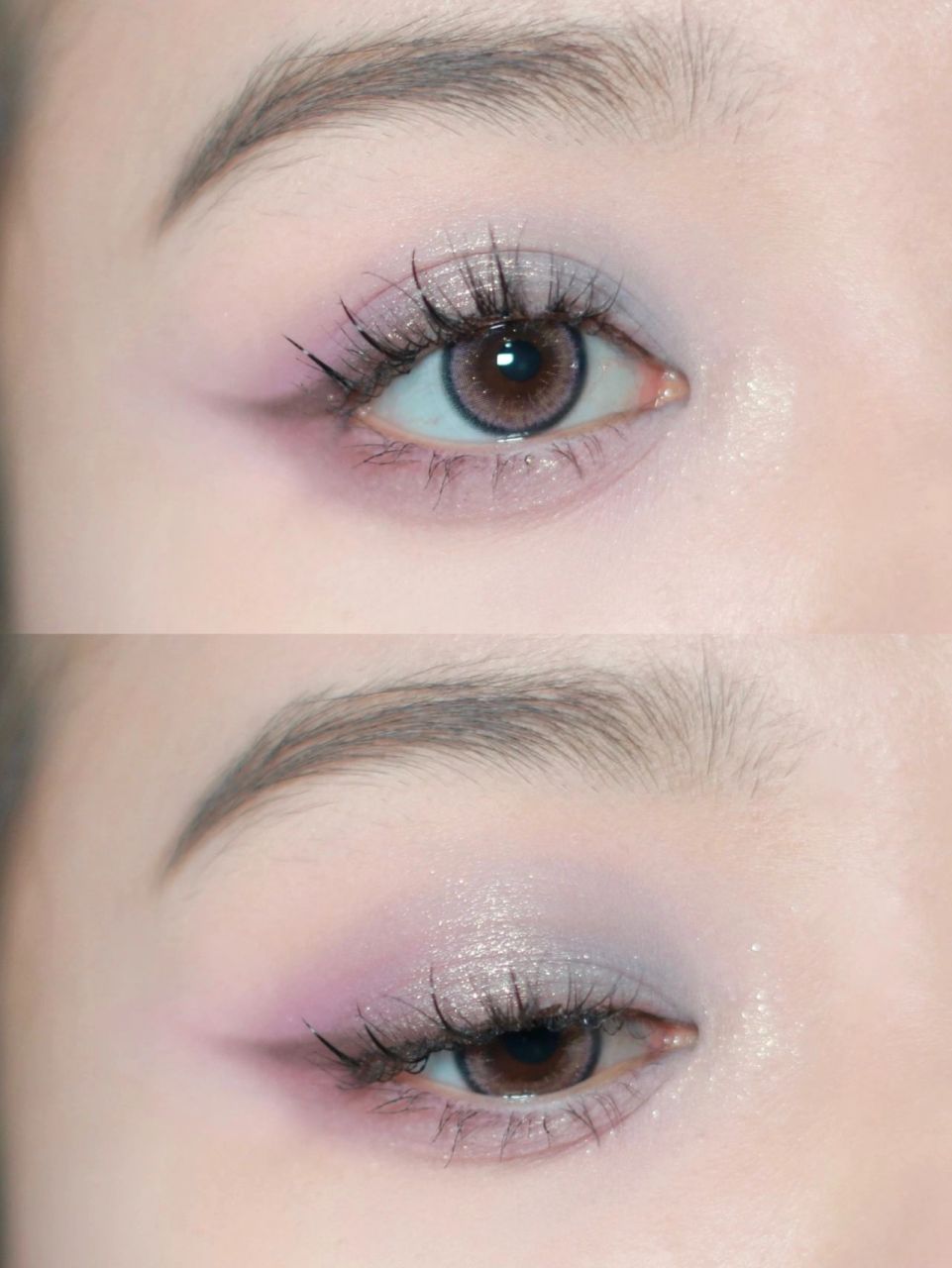 珠光贝母仙女色眼妆 今天继续乌托邦新配色,网上冲浪看到图6的插画