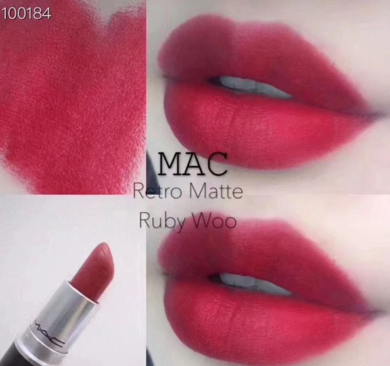 mac 707 ruby woo 复古哑光正红.