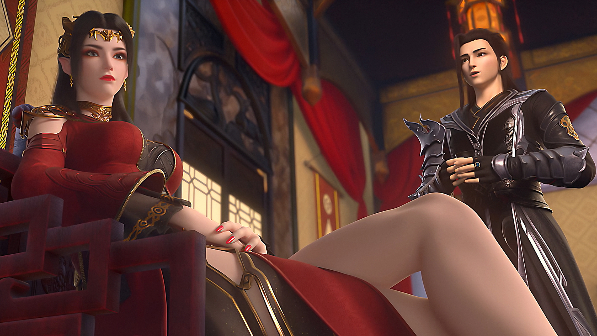 国漫女神|《斗破苍穹》美杜莎女王最新一期高清壁纸:萧炎给美杜莎取名