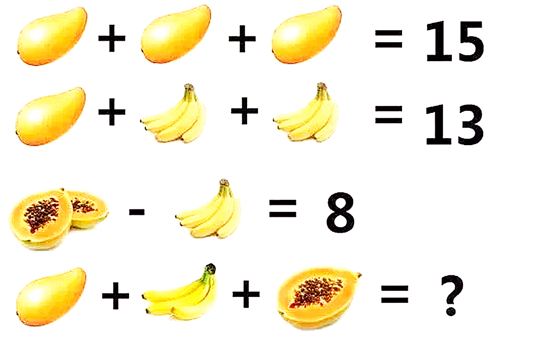 厉害呀,这时的小学题都这么有趣吗?