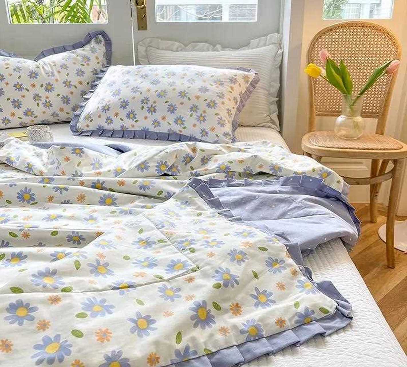 大豆被/空调被终于到货了[稻草人] 睡得好,生活才有韵味[emmm] 所以