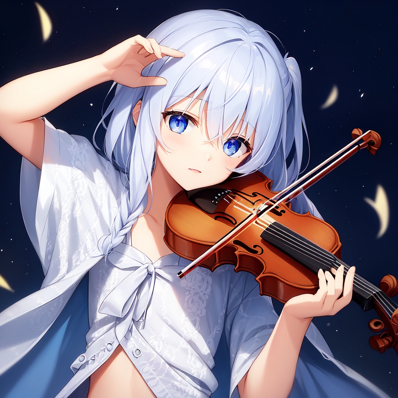 文艺贤淑的二次元美女 二次元壁纸 #动漫壁纸##二次元电音少女美图