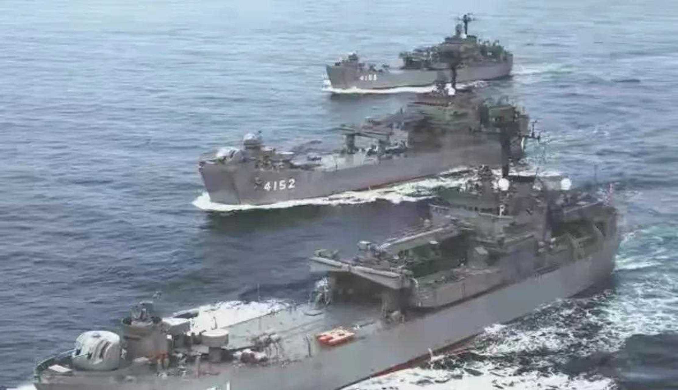 1988年3月13日下午,我方派出海军502号南充护卫舰对九章群岛中的