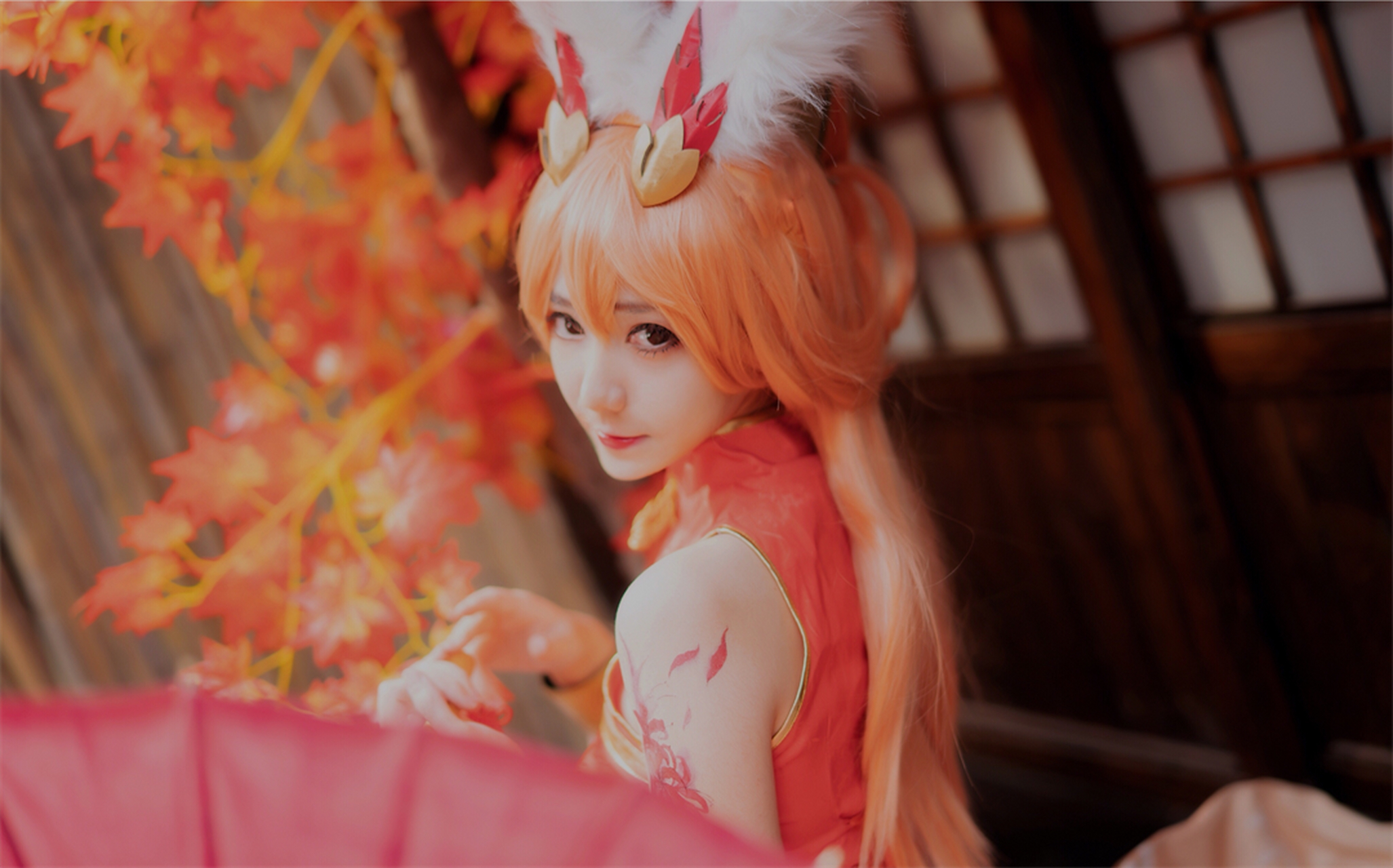 小狐狸cos二次元装扮#二次元##美女