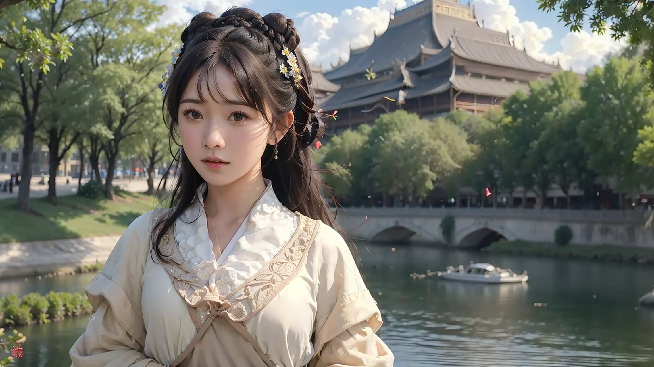 ai美女-漂亮的古风小姐姐(2)#古风# #美女