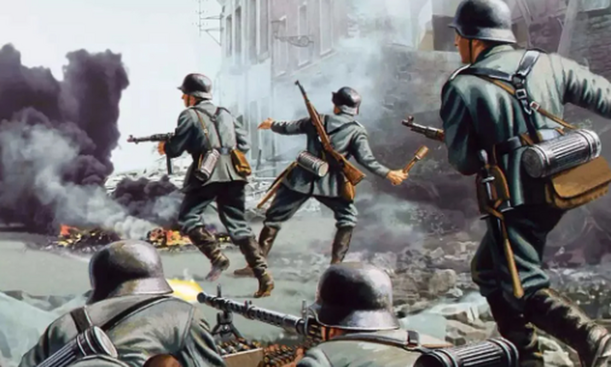 (幻影突击;德国闪击波兰)  德军装甲军团在空军的配合下快速挺进,将