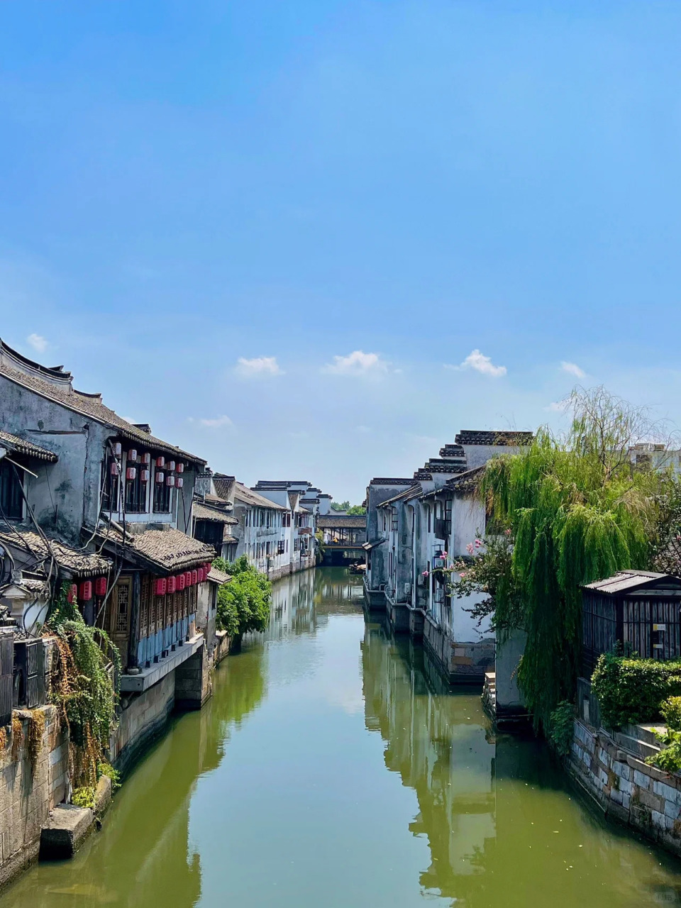 走进《梦华录》同款江南水乡,被惊艳到了6015 蓝天与江南小镇同框