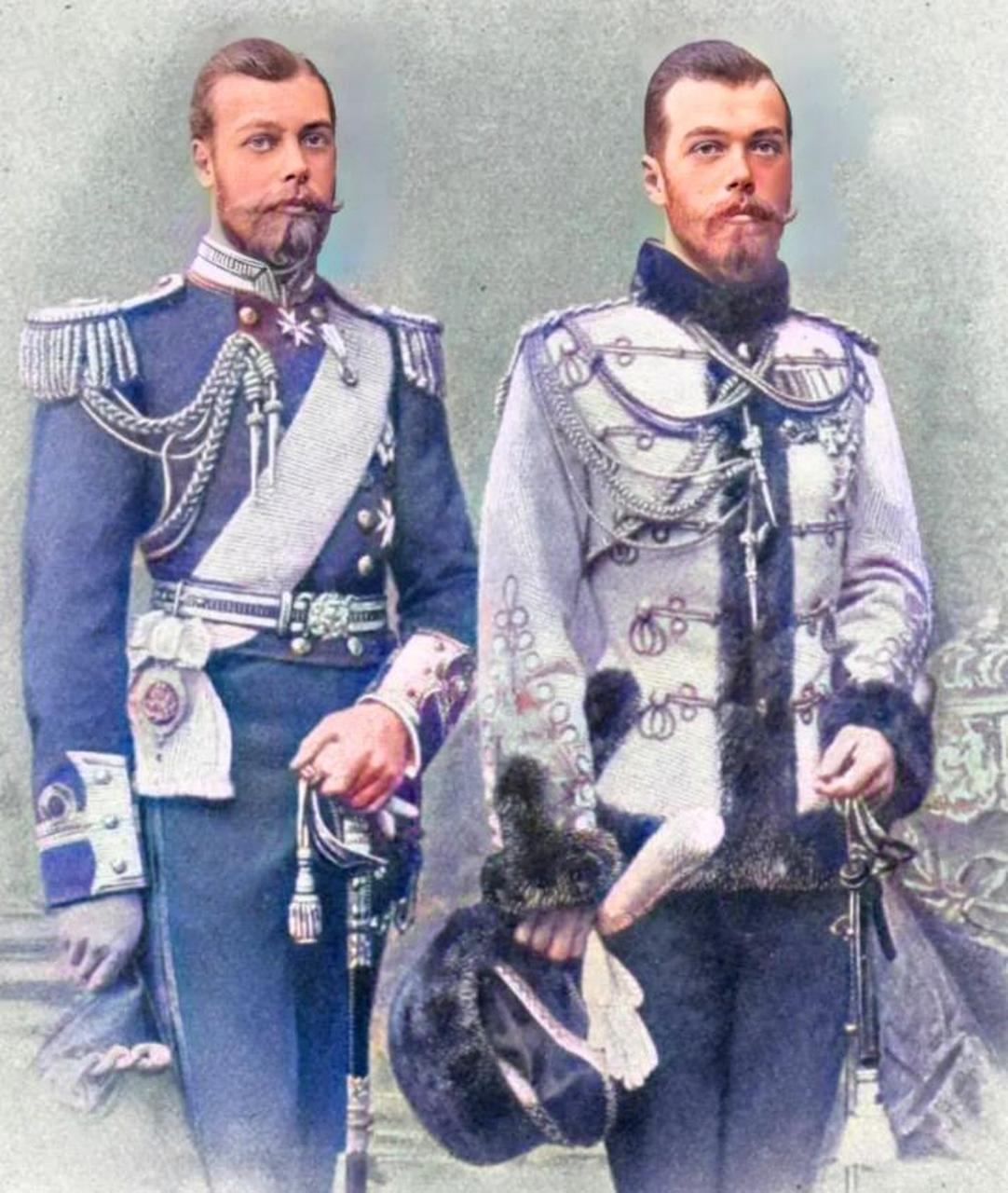 乔治五世和尼古拉二世图片