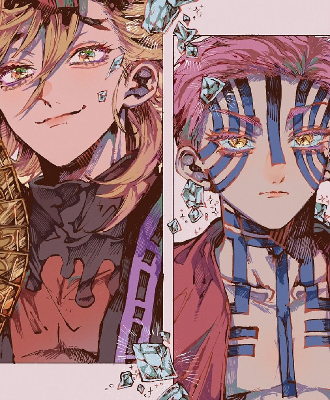 鬼灭之刃# 上弦组:童磨 vs 猗窝座,你更喜欢谁[你懂的] (mino__iii)