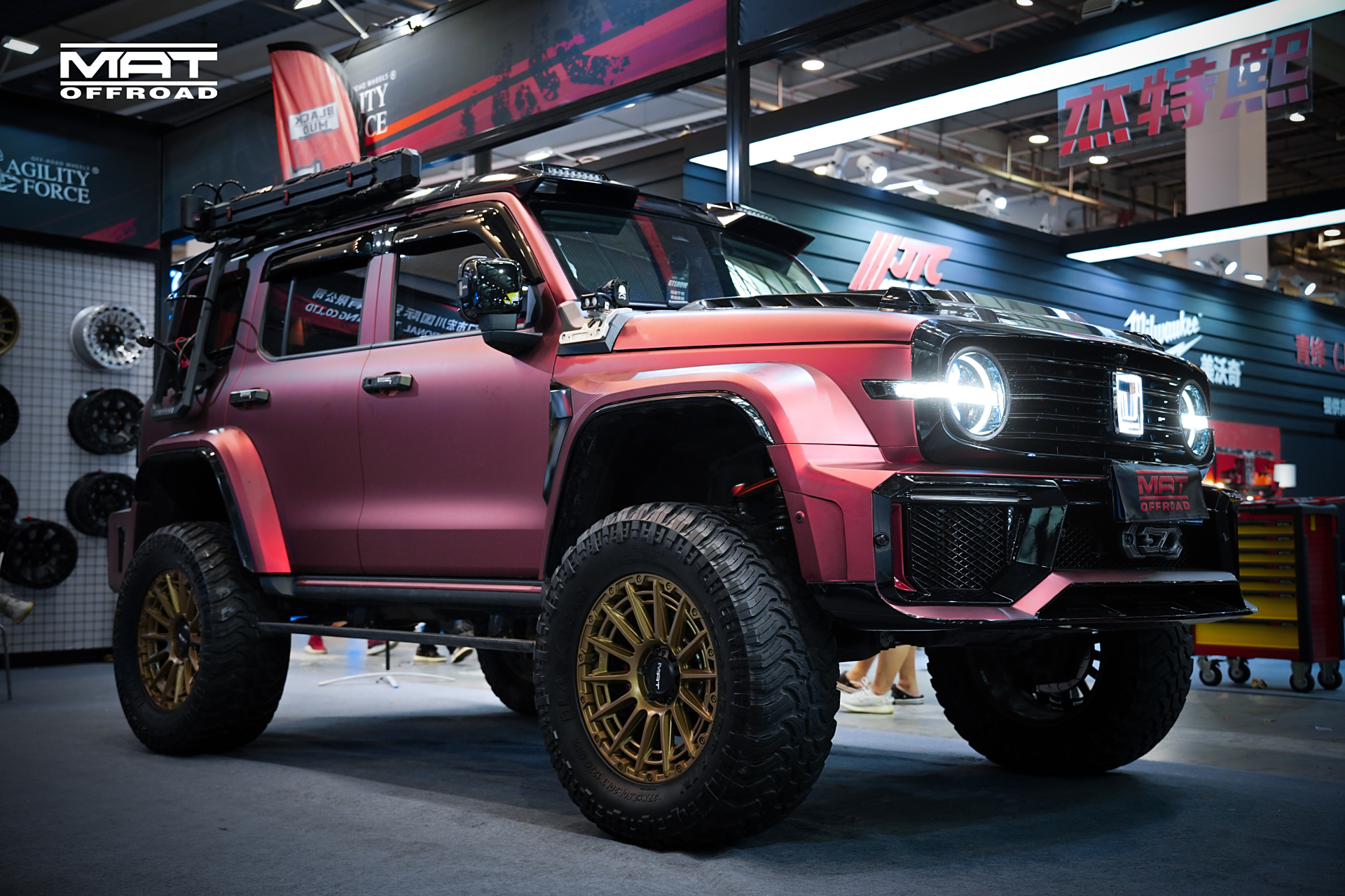 坦克300# 坦克300改装mat越野轮毂最新款f1907案例分享