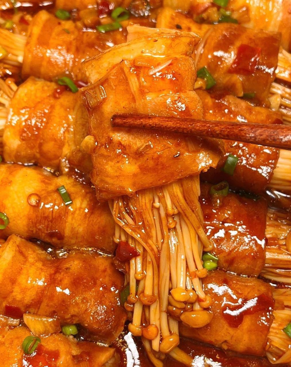 太好吃了6015香到邻居来敲门的培根金针菇卷07|囤了好多原切