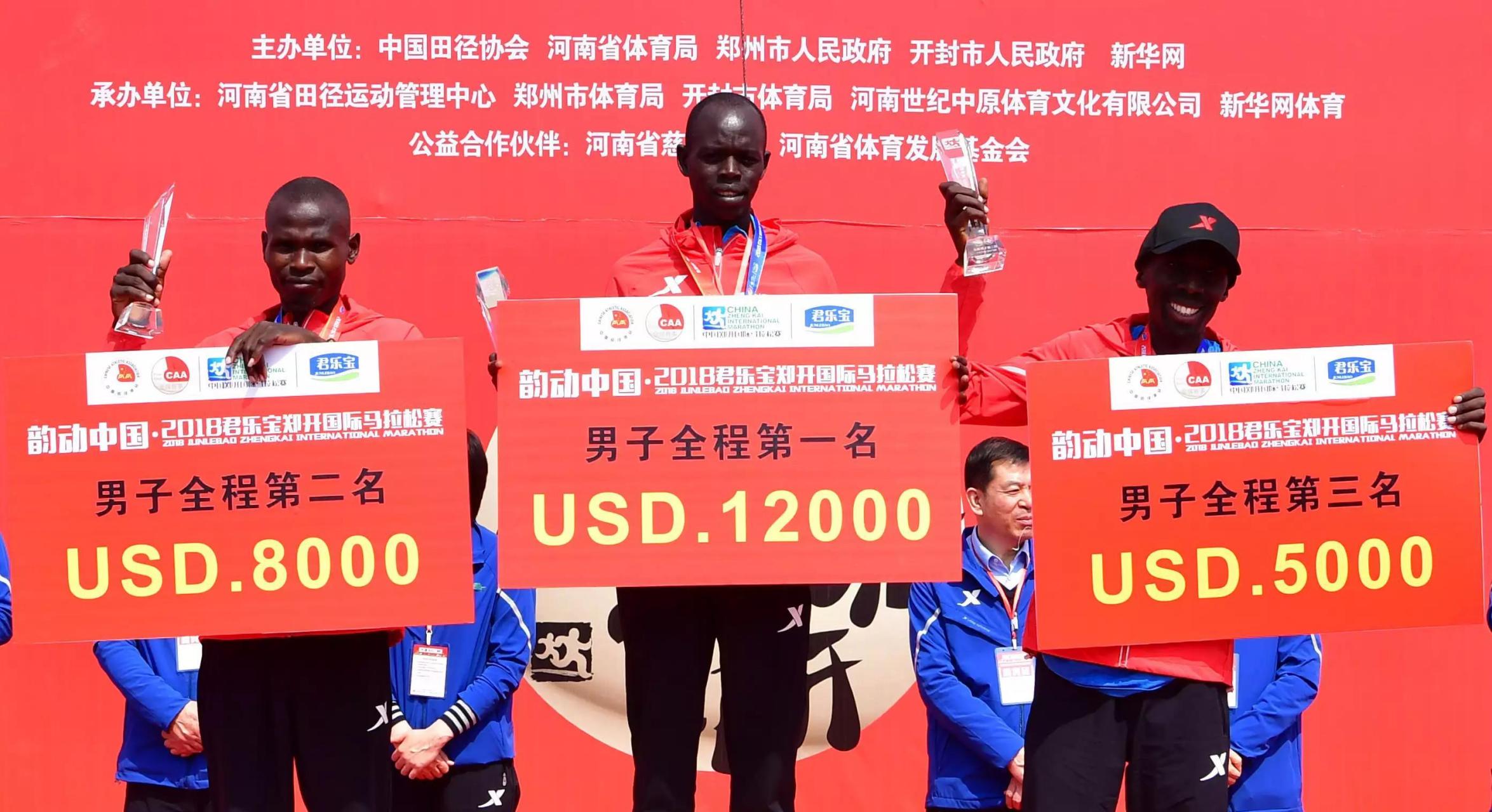 郑州至开封的马拉松每年的冠军1717得主都是黑人.