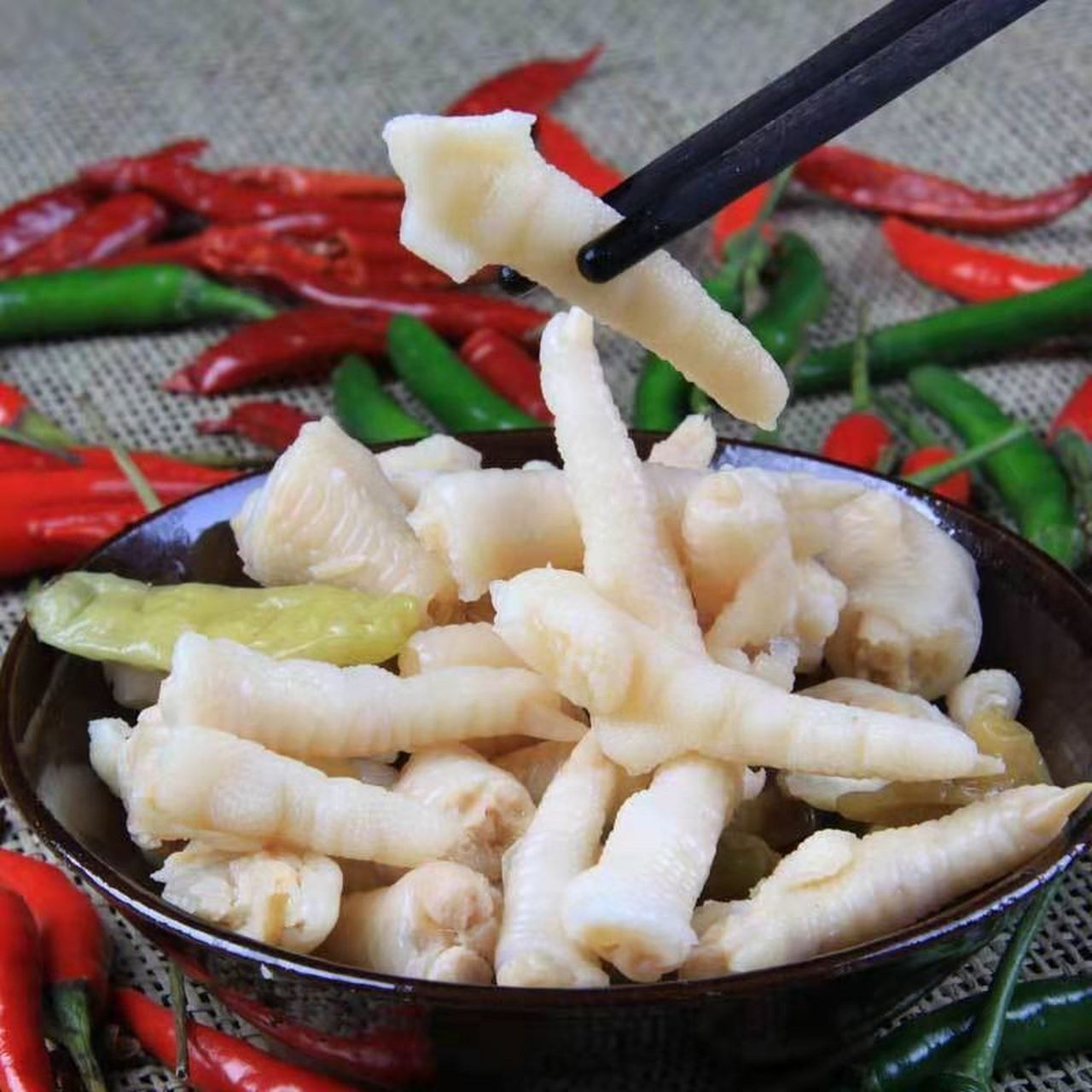 上好的下酒菜,重庆泡椒凤爪.