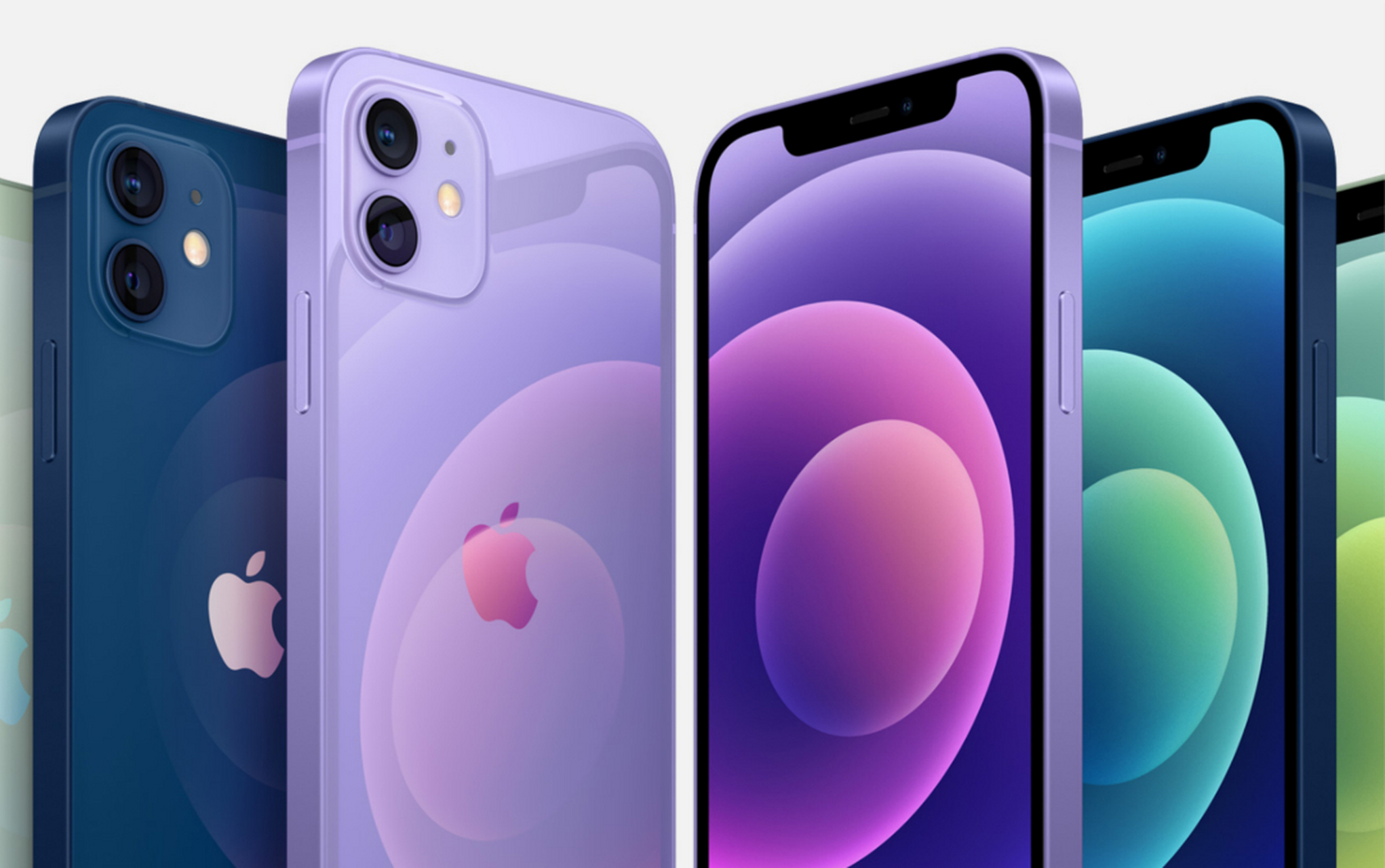 苹果发布了紫色版iphone 12,第一天上市销售就跌破发行价,而且多家
