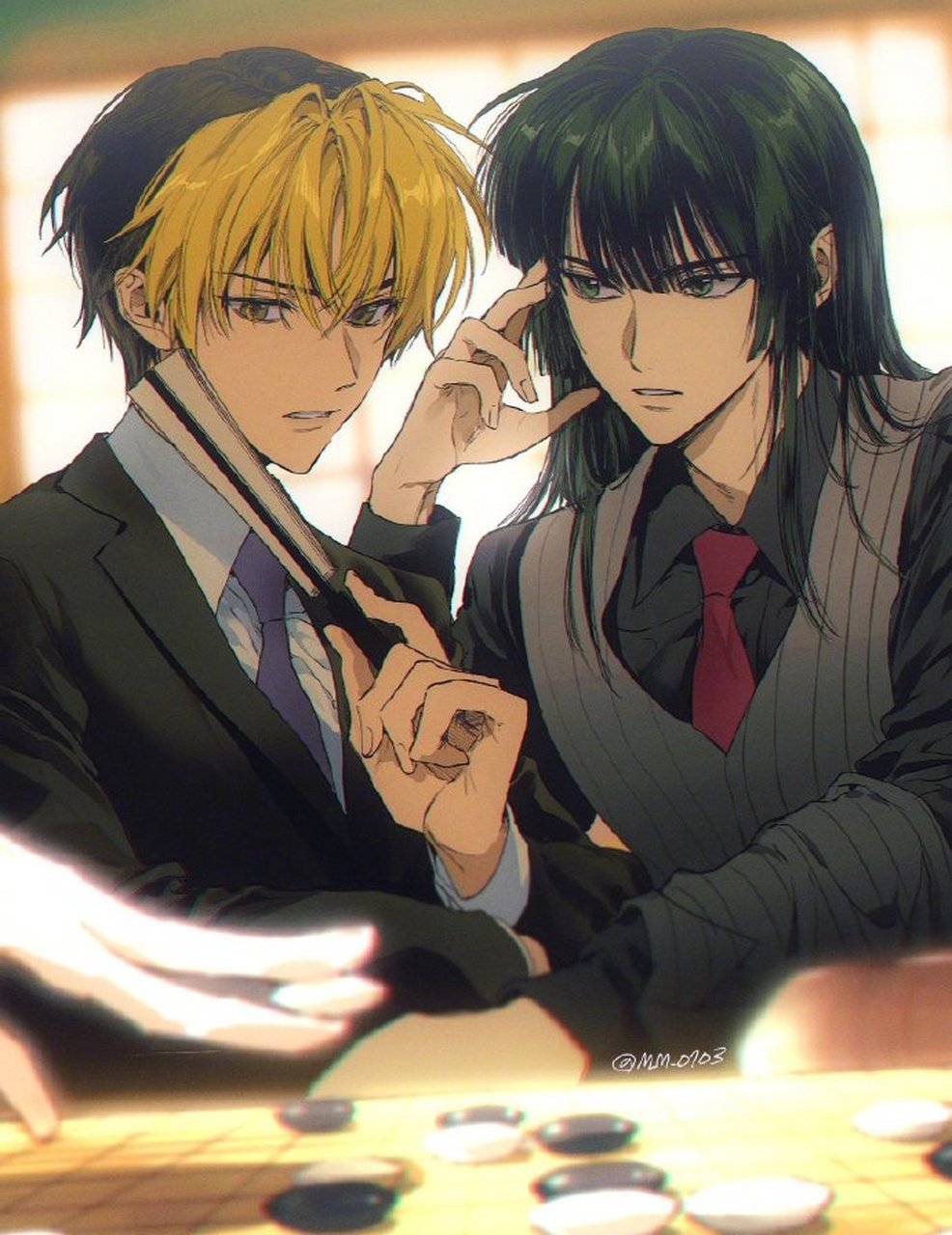 棋魂 :进藤光 & 塔矢亮 ,永远的对手[打call] ( twi:m_m_0103 ) 67