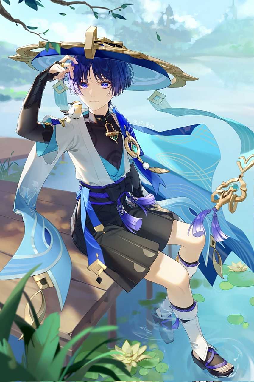 原神流浪者帅气图集!