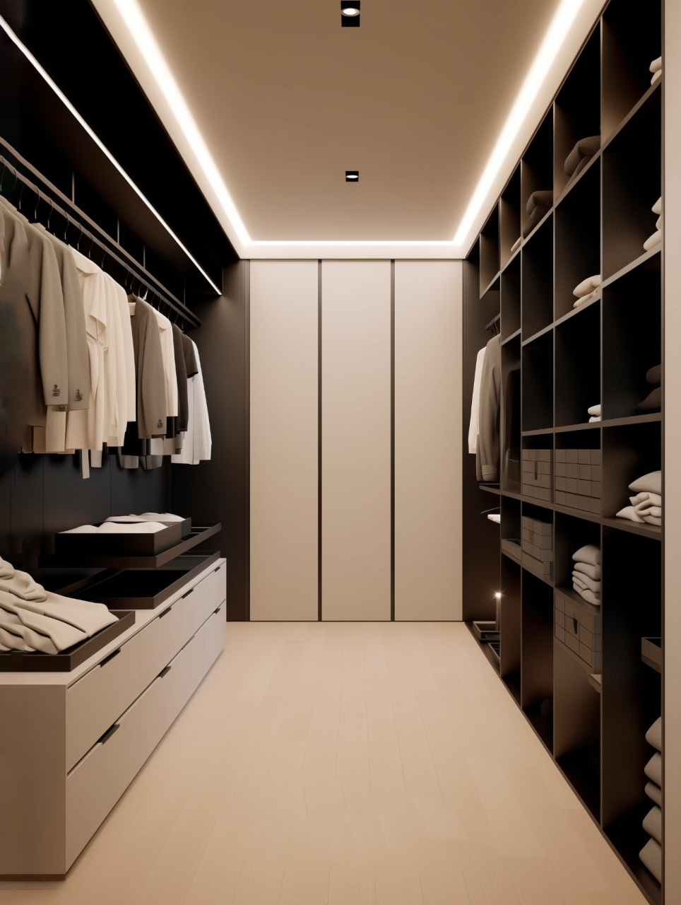 从第2张开始疯狂心动  百看不腻的现代极简风格衣帽间装修,让你的家居