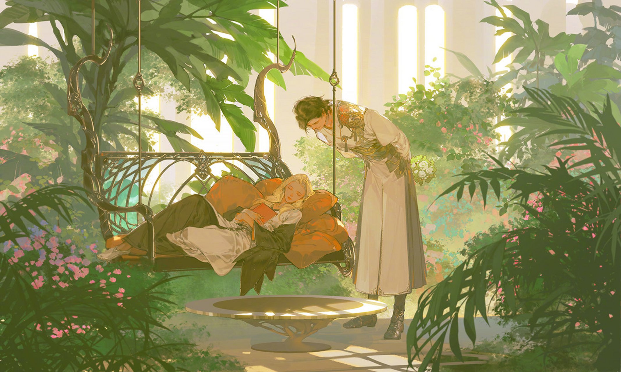 古风插画壁纸,画师伊吹鸡腿子,我简直不敢想象世界上能有人这么会画