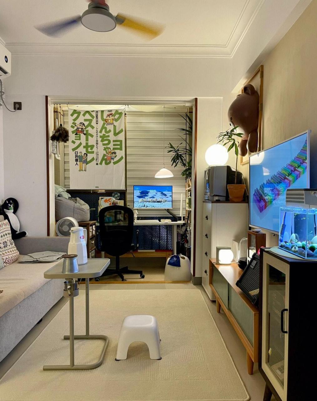 38平一房一厅,有个家就是温暖[饺子] 房子住久了,也越来越有烟火气.