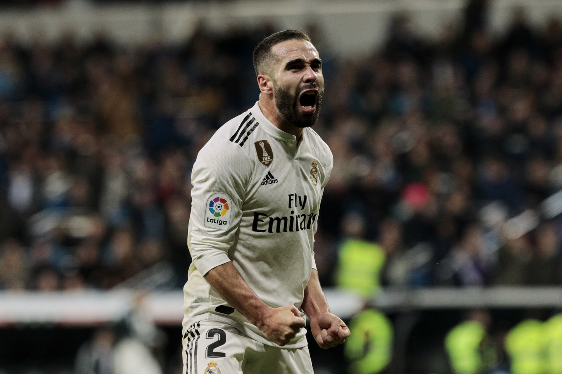 近日,皇马后卫卡瓦哈尔在社交媒体上接受了futbolemotio