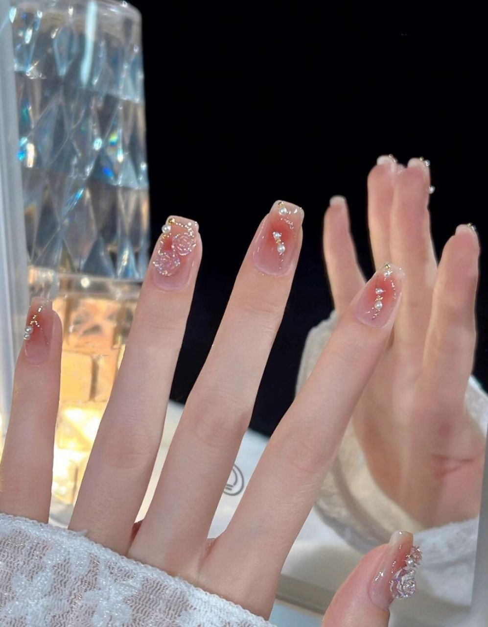 纯欲温柔风 裸色系美甲合集 分享四款裸色美甲合集 秋冬裸色款式,百搭