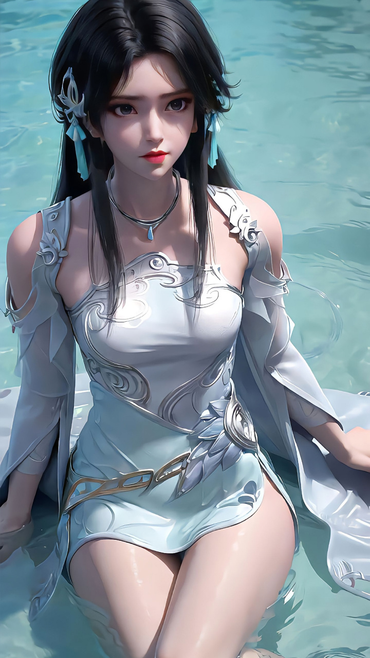 完美世界:补天阁夏幽雨 #夏幽雨# #完美世界动漫# #ai手机壁纸# 壁纸