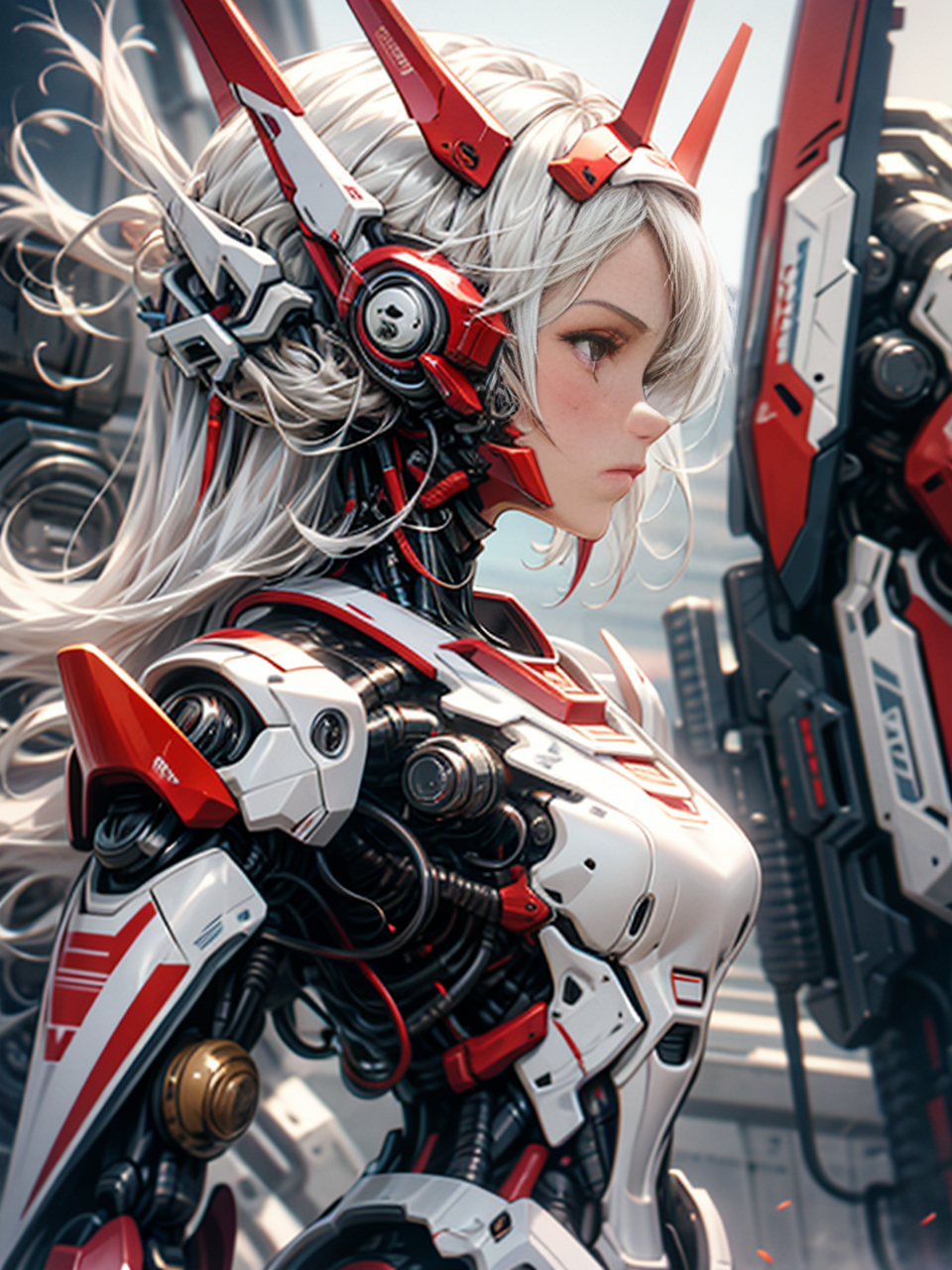 我喜欢的机甲少女#二次元机甲少女美图分享# #机甲少女