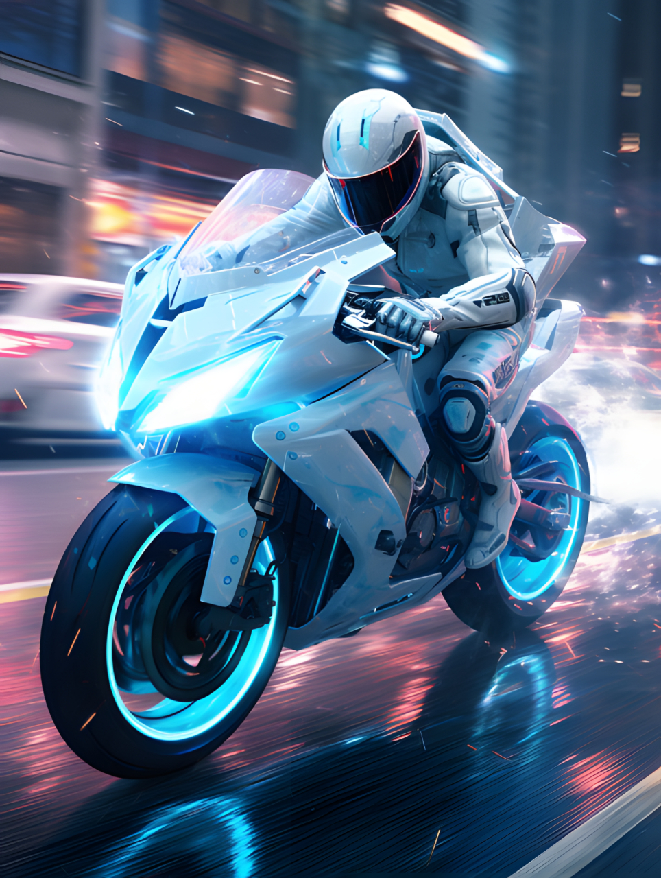 炫酷机车少年的风驰电掣之旅  【风驰电掣,释放内心的速度与激情】