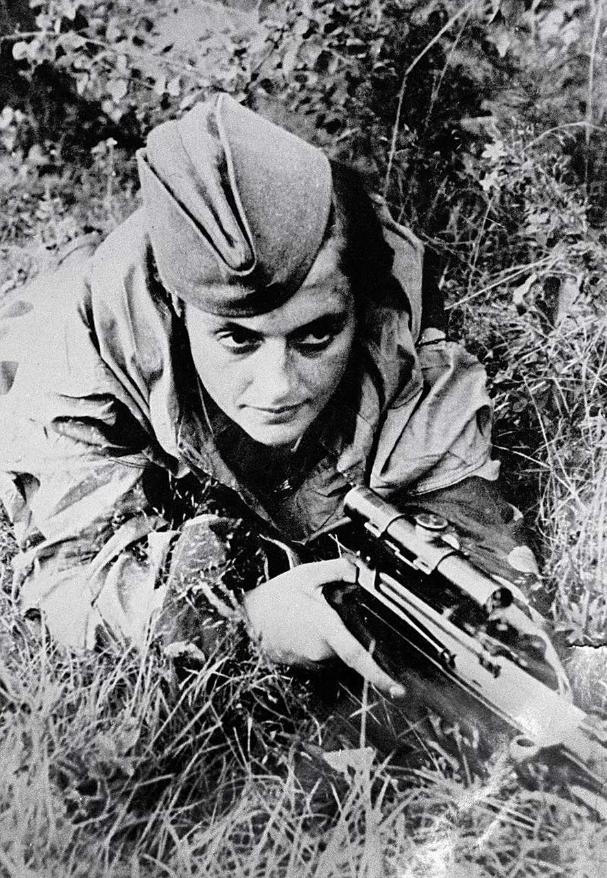 领动计划# 击毙了309名敌人的苏联"狙击女王"柳德米拉·帕夫利琴科