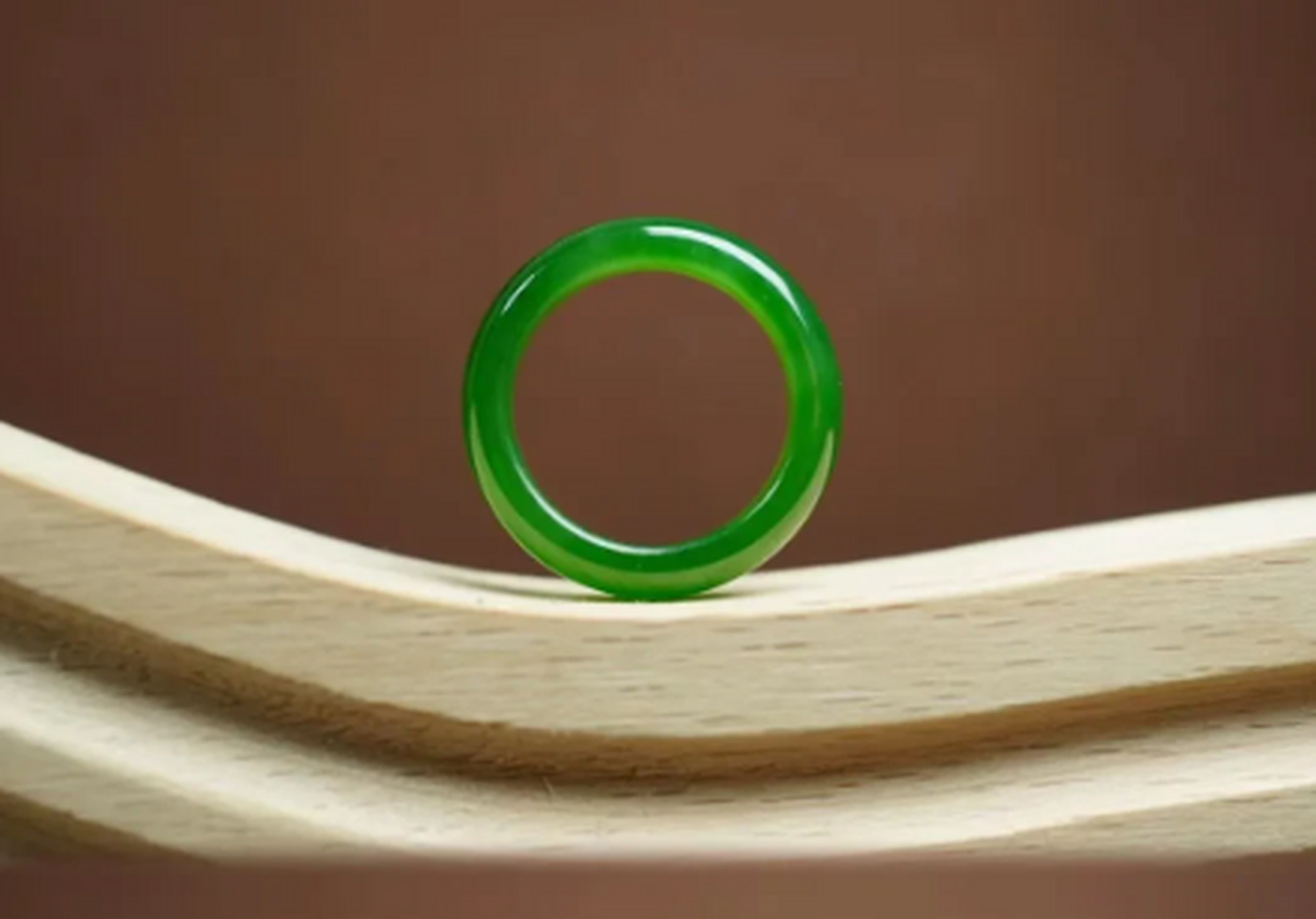 点击头像看直播##和田玉#和田玉碧玉正阳绿 指环