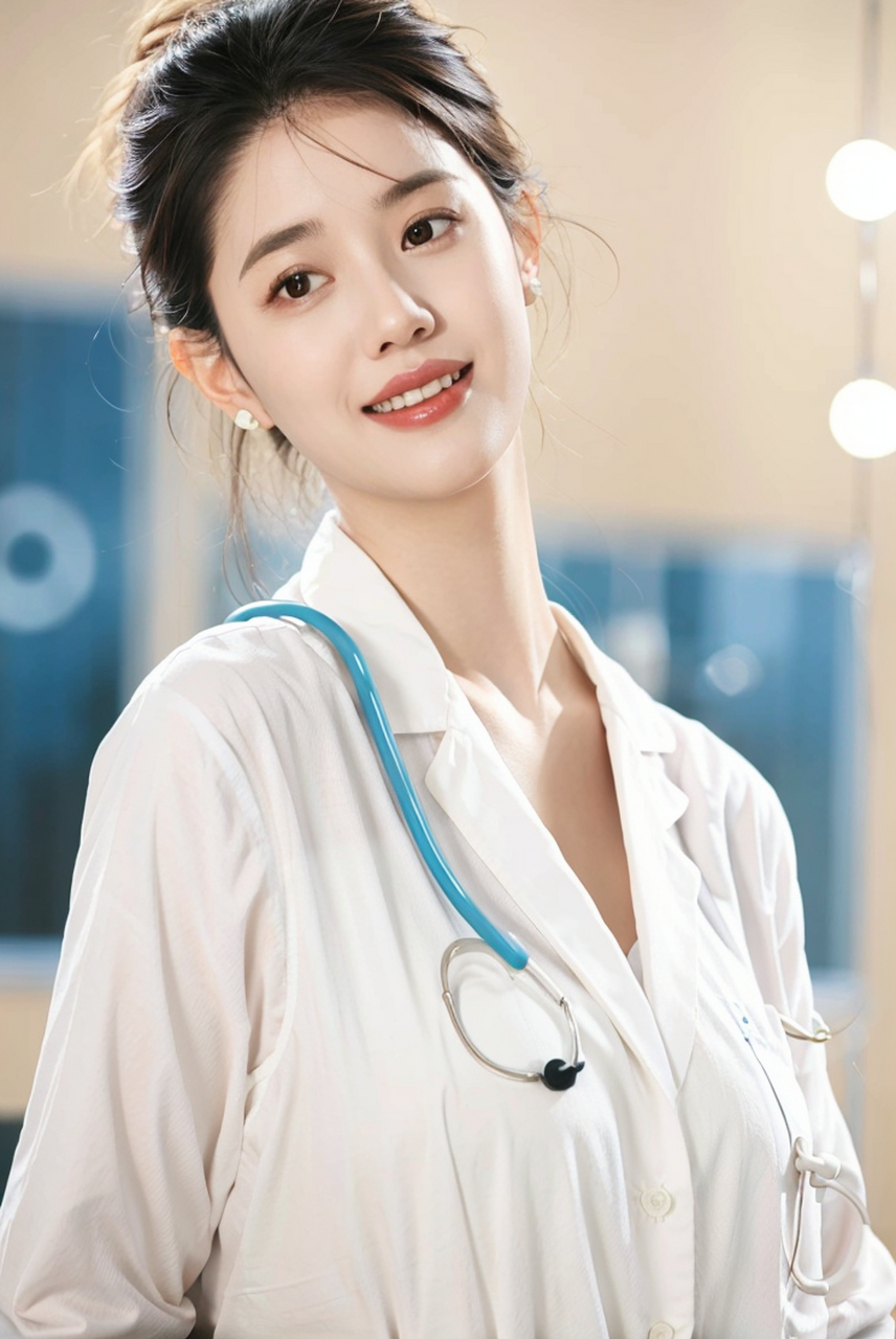 美貌白衣天使护士美女职业装美女写真照片#美女# #养眼美女# #白衣