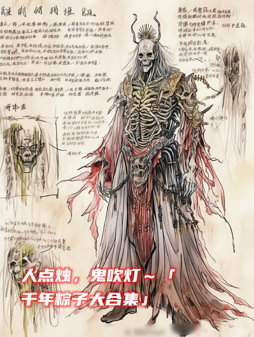 【人点烛,鬼吹灯～千年粽子大合集】  夜幕降临,华灯初上,谁敢说这不