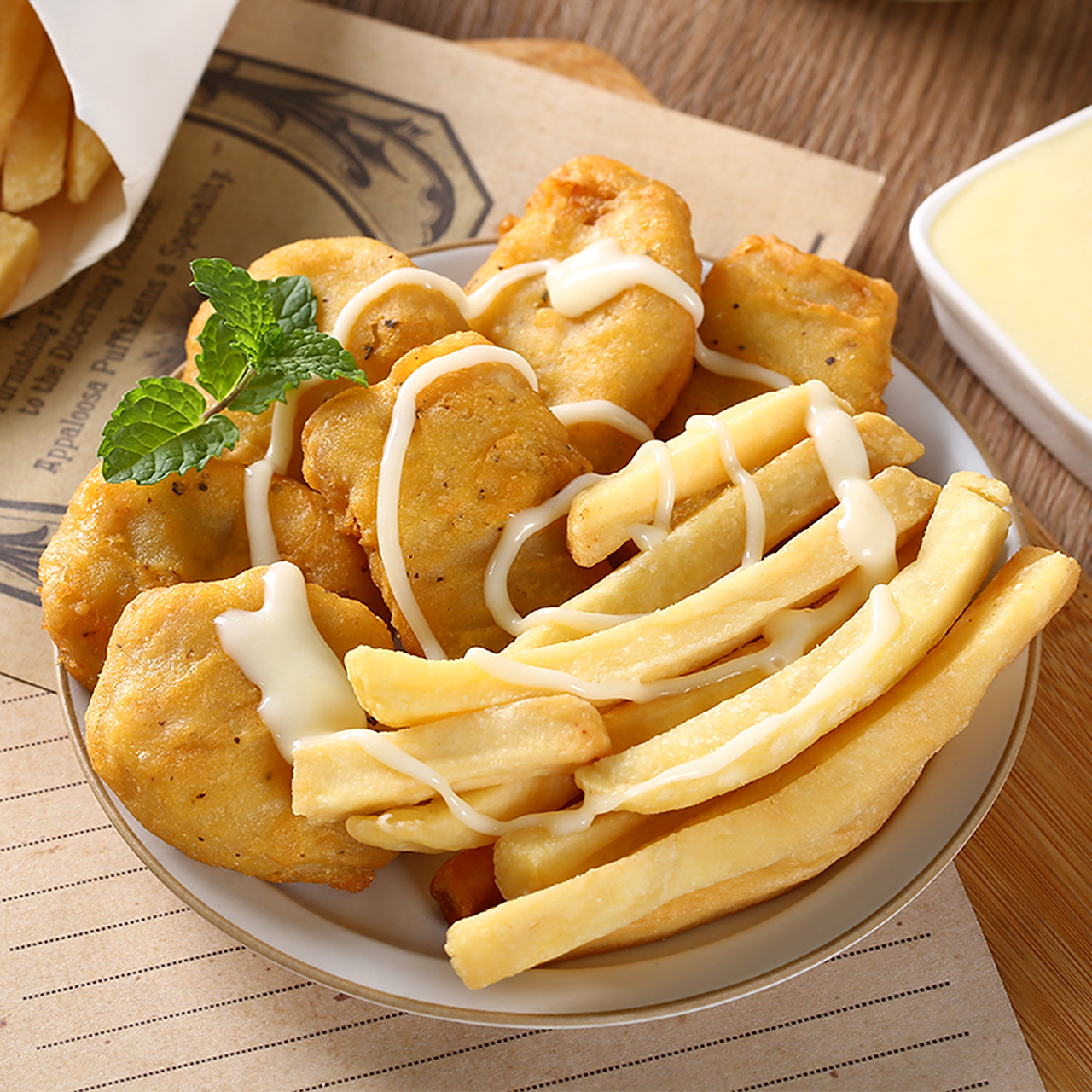 奶香芝士酱属于复合调味酱,是一种常见提味酱料,口感丝滑,带有芝士味