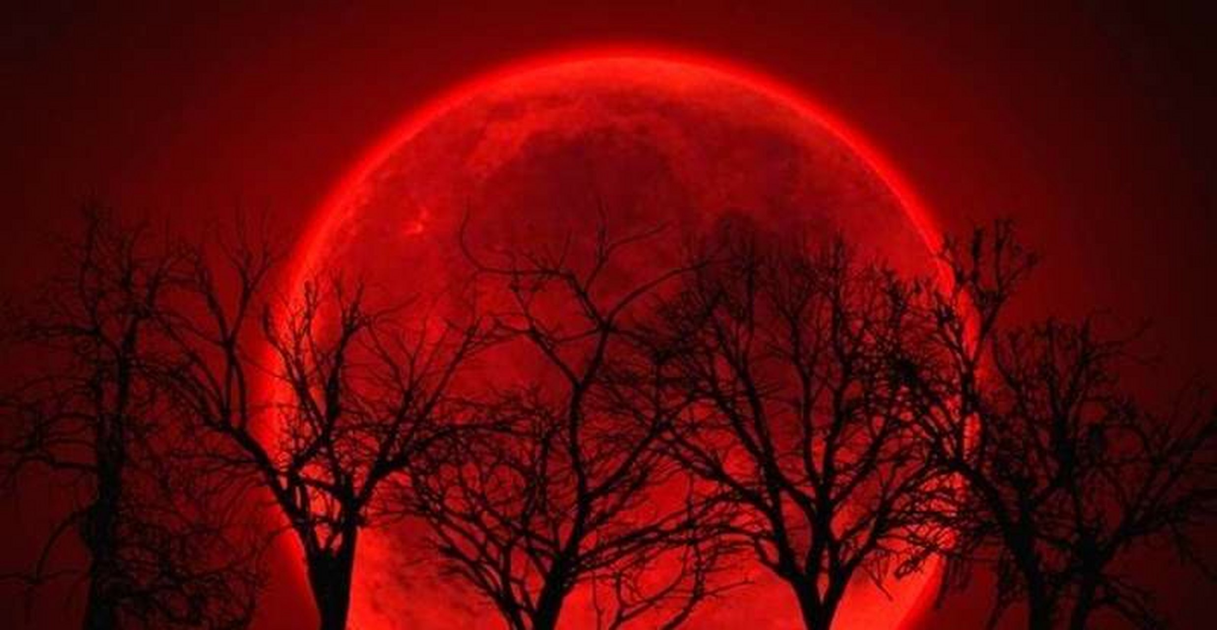 这是继2021年5月之后的第二次血月.   一年两次的血月意味着什么?