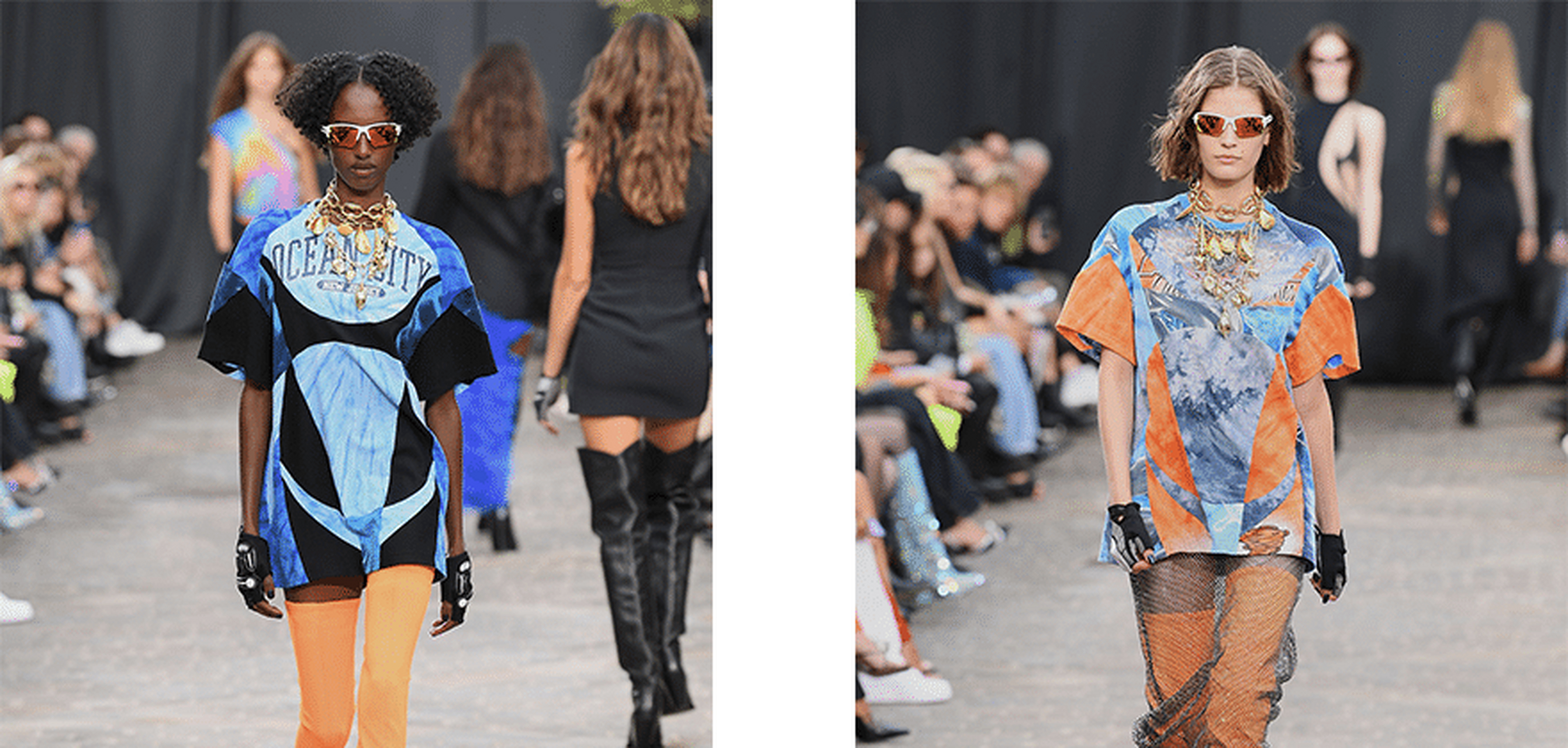 david koma 2023春夏系列,集中亮点的下摆