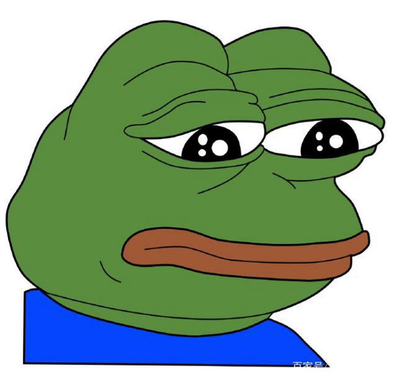 这只青蛙叫佩佩(pepethefrog),源自mattfurie所绘制的一幅漫画,自2008