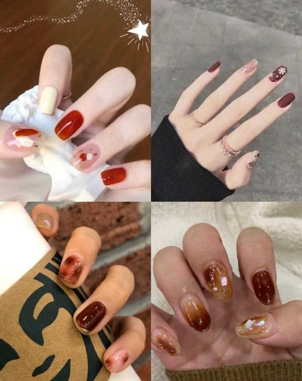 2021新年红色美甲 | 新年美甲永远是红色当家,24款总有一款击中你的心