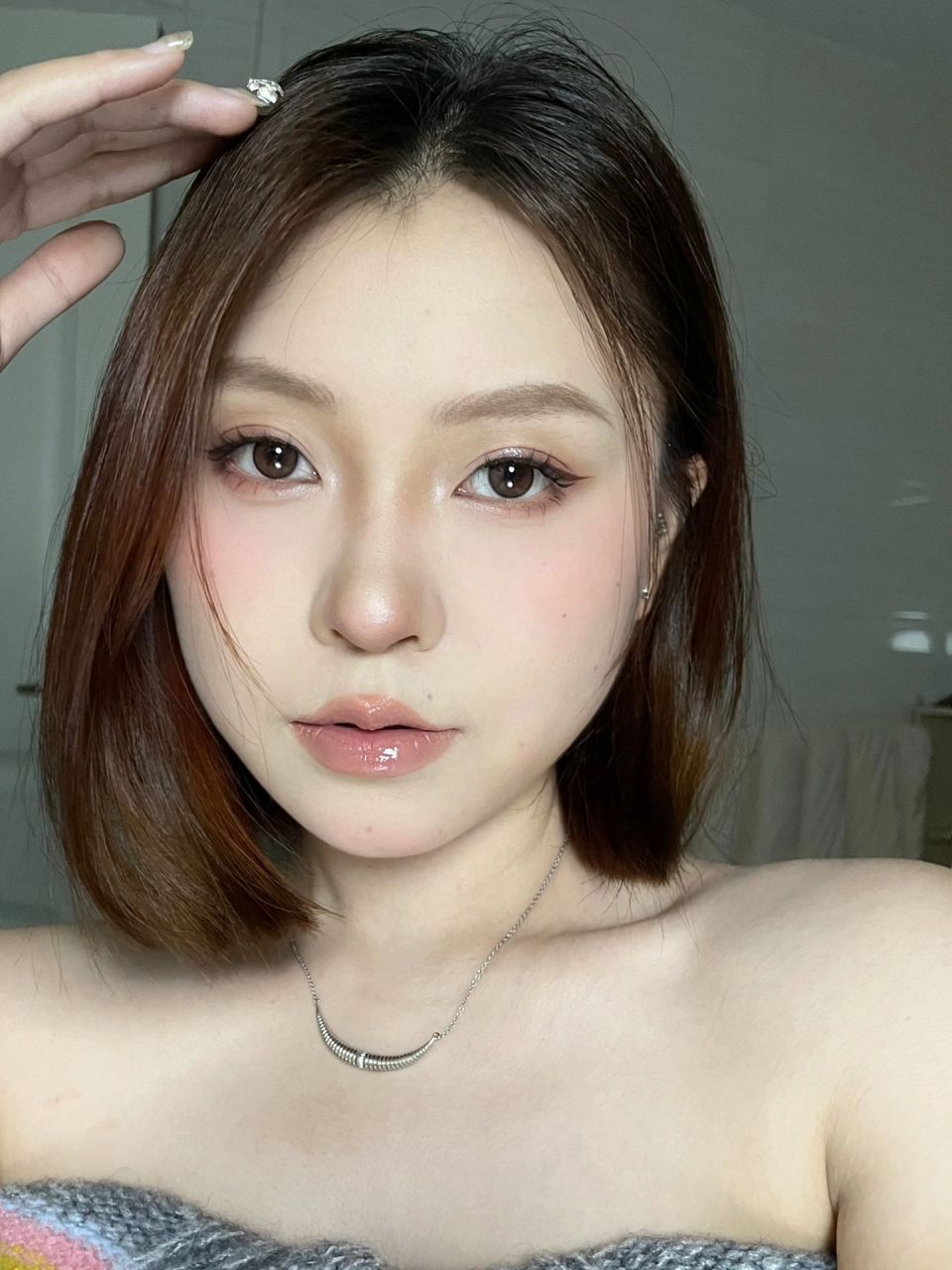 圆脸清冷感妆容内附详细教程 有脸型五官短板的姐妹,想告别无效妆要