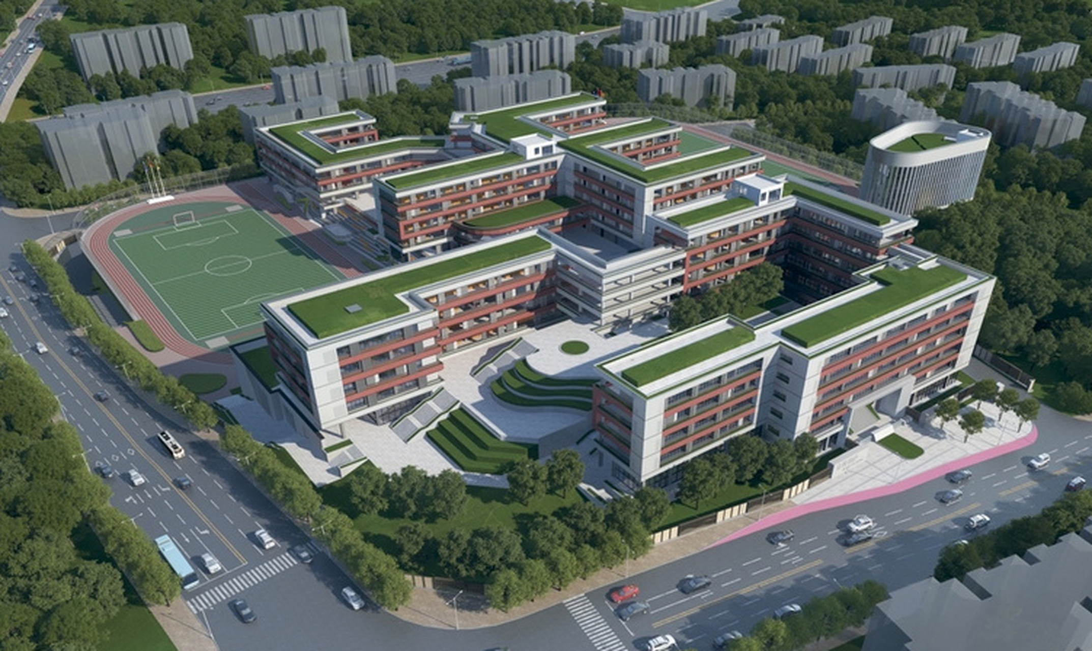 近日,渝北区大竹林金海学校, 施工计划曝光.