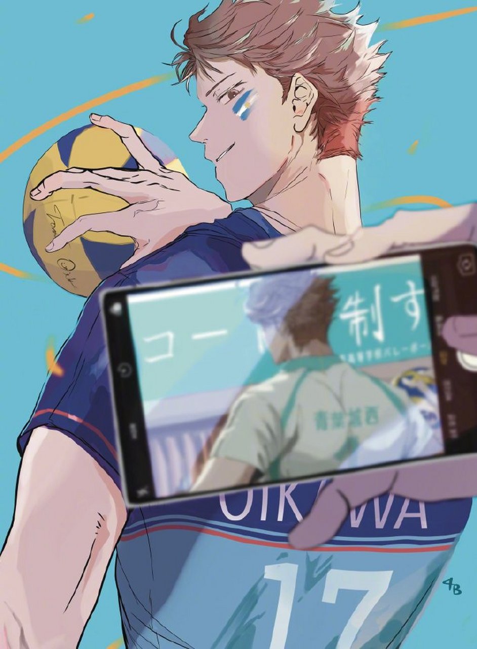 排球少年:大王 及川彻[心]( twi:4b_pen ) #经典动漫#