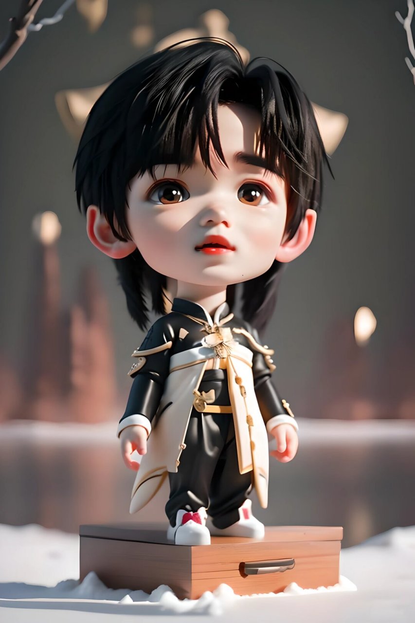 宋亚轩不愧是人间理想  就算捏成小公仔都无法抵挡他的帅气,这样的