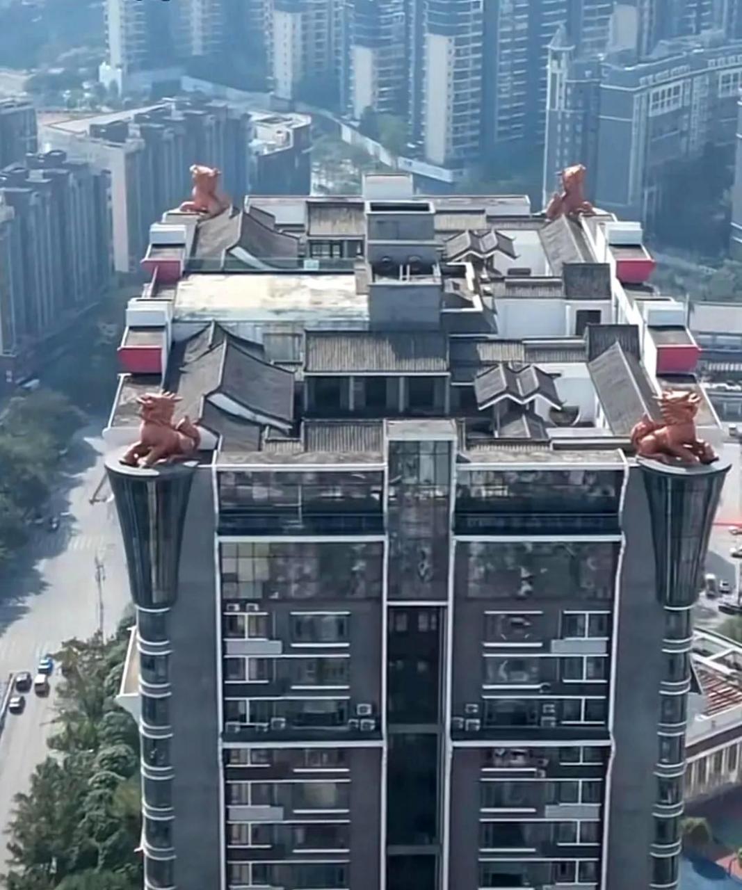 空中四合院太令人惊叹了.