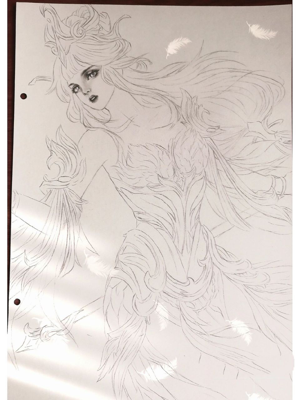 教你画一个王昭君(上),制作不易,求点赞 我要个赞不过分吧