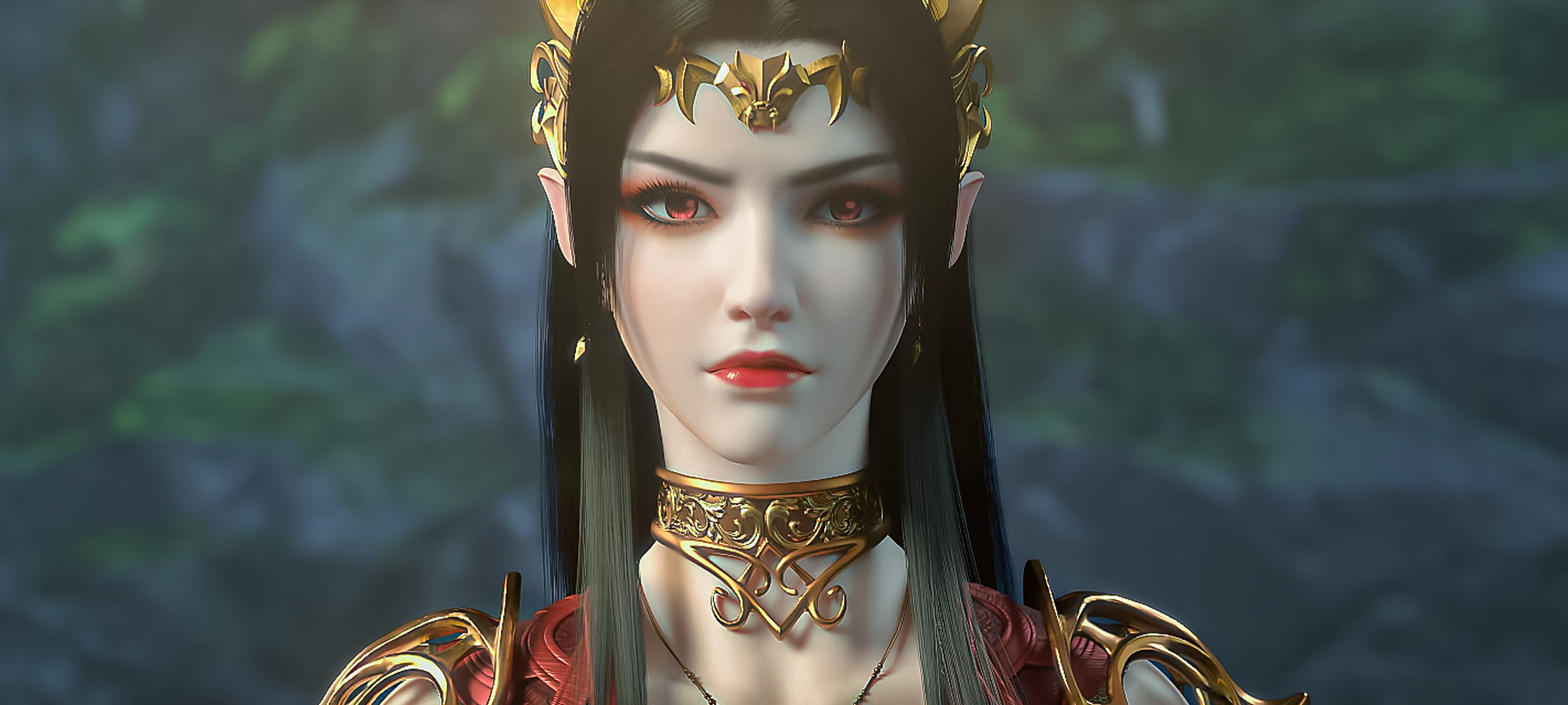 斗破苍穹:美杜莎女王/彩鳞高清壁纸 #斗破苍穹年番# #美杜莎女王