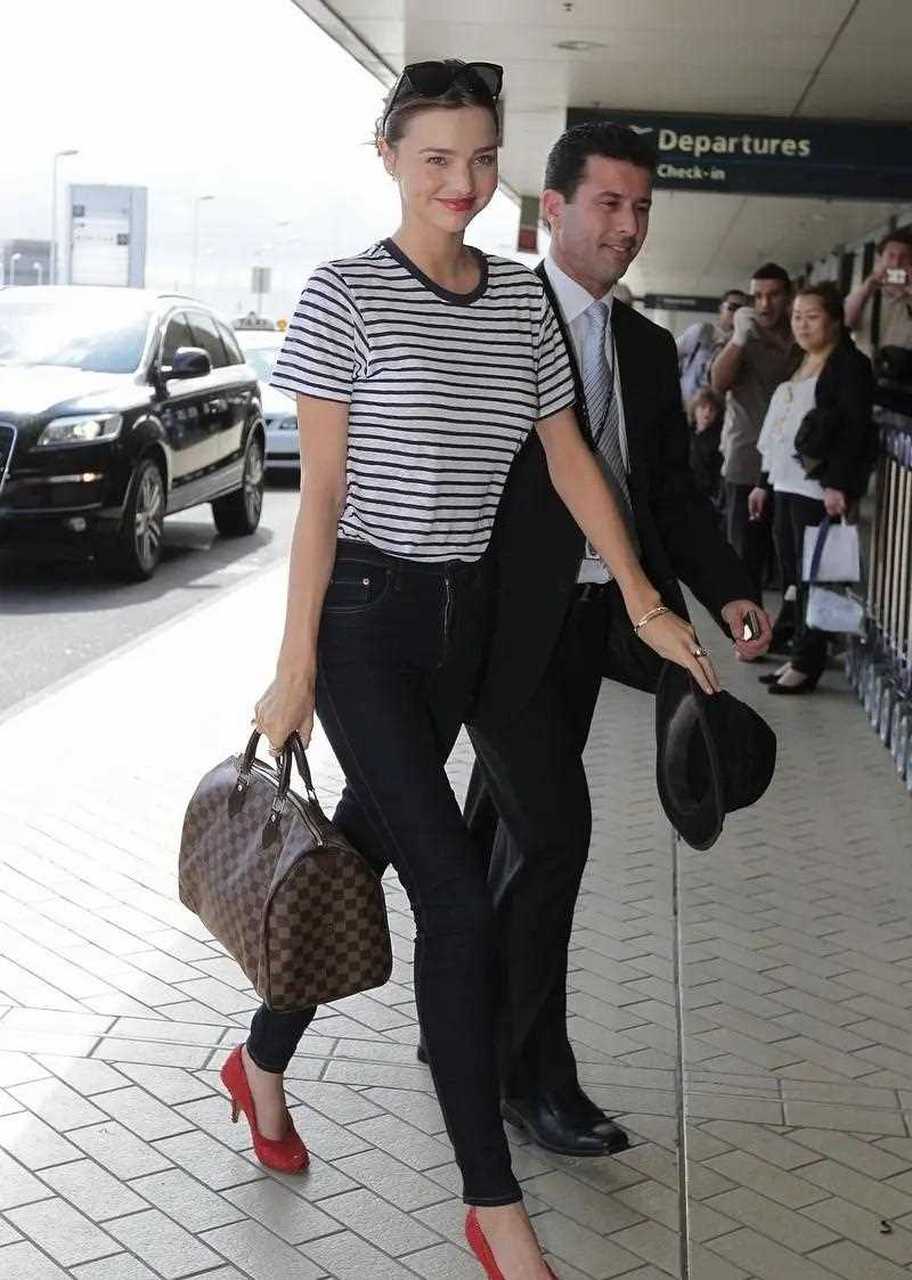 超模米兰达·可儿机场无美颜街拍