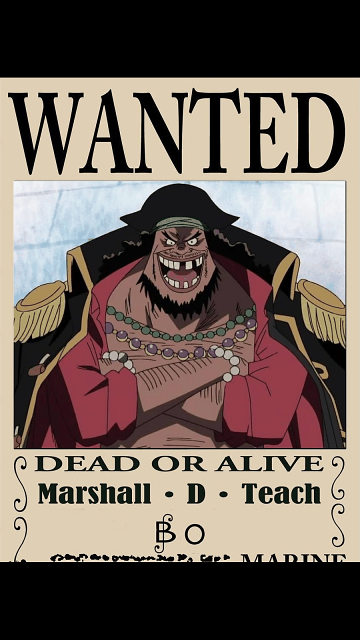 gif创作人# 黑胡子,海贼王里赏金为0的男人