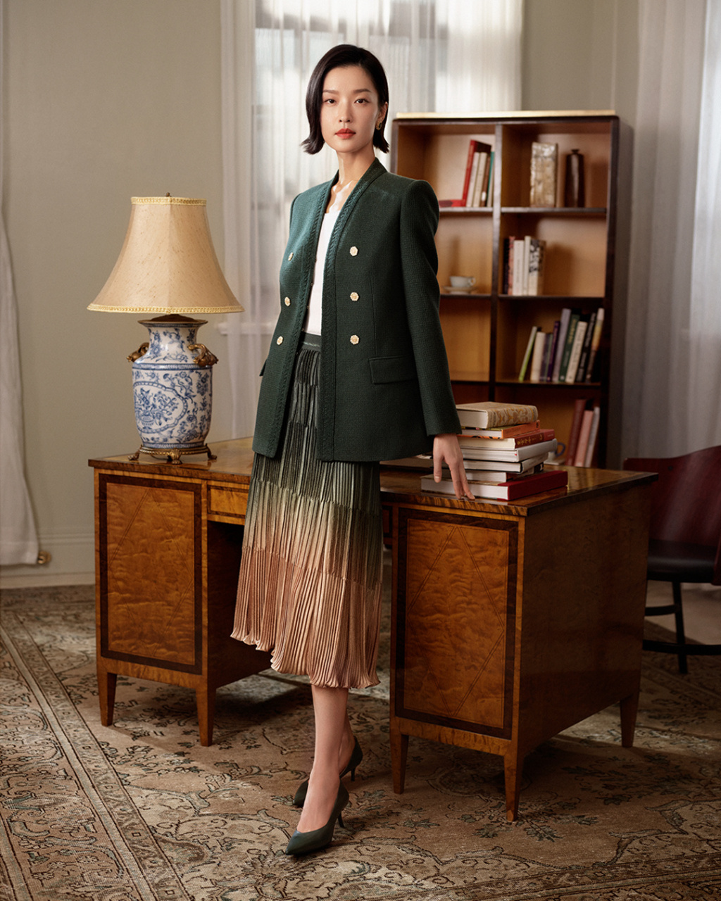 超模杜鹃演绎雅莹 2023 秋冬系列!