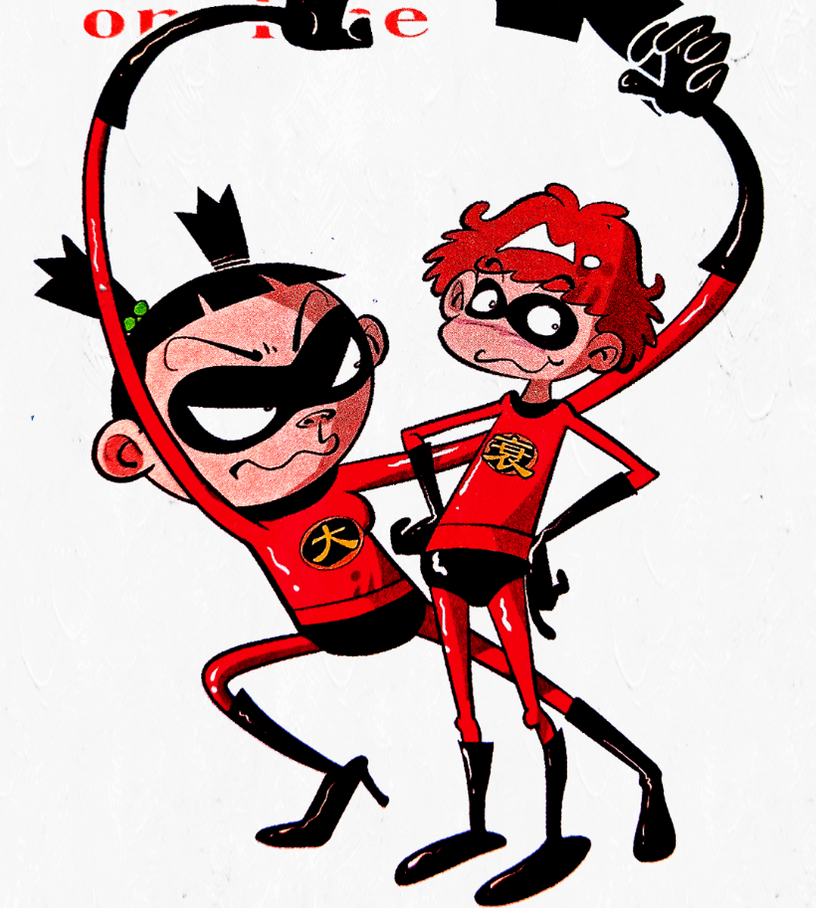 阿衰和大脸妹扮什么像什么,而且默契感十足,难道这就是"同桌典范"?