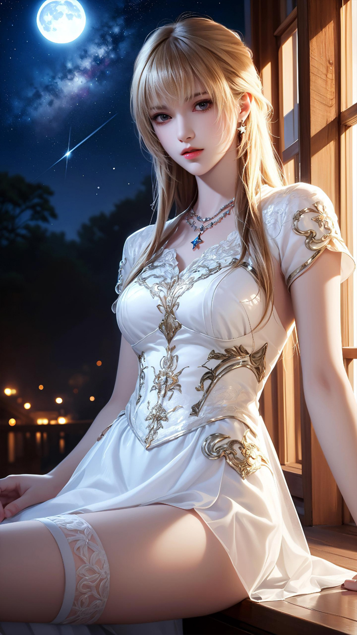 国漫女神|《超神学院》和《雄兵连》天使彦ai超清手机壁纸:她从小有着