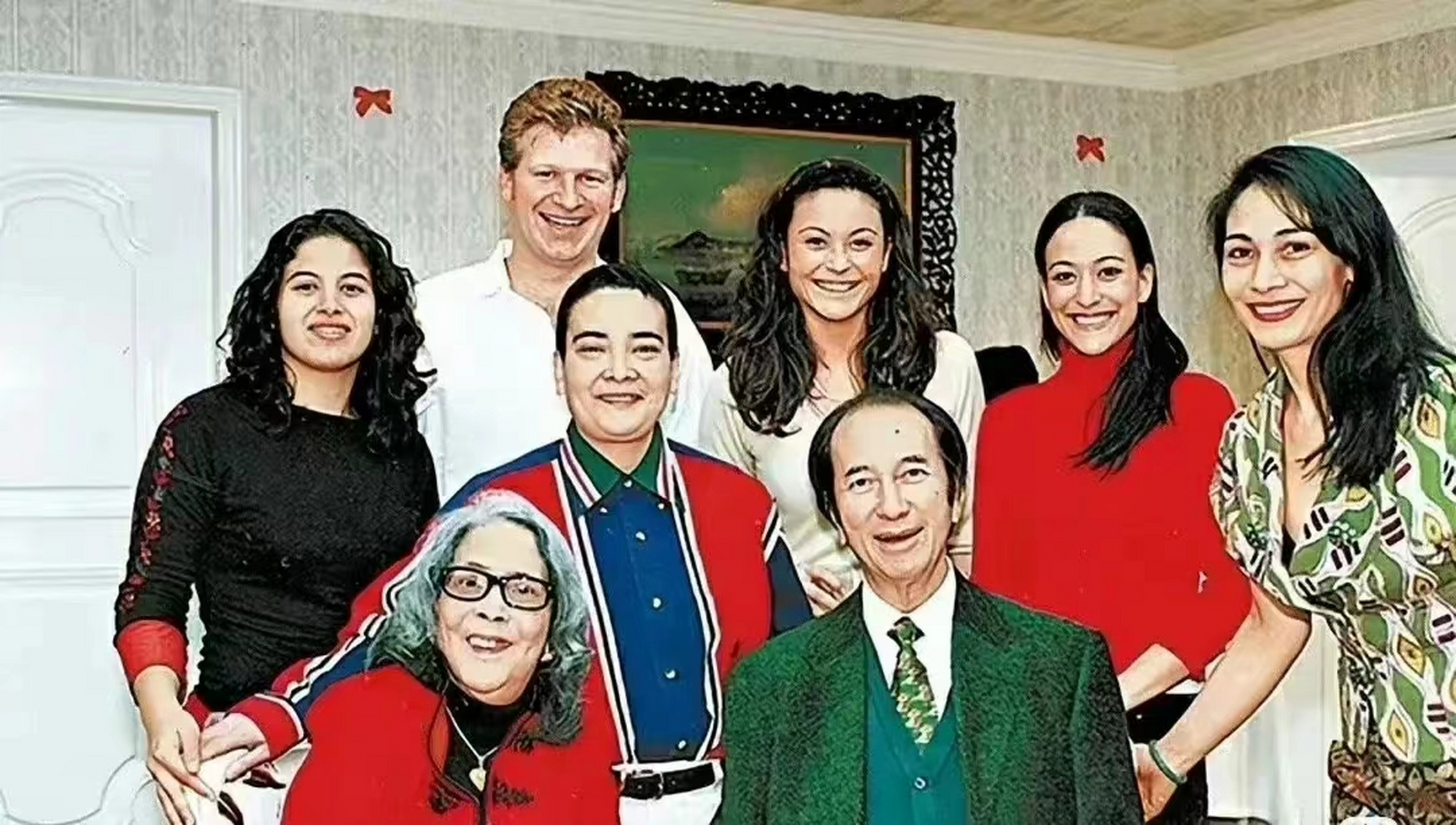 赌王和结发妻子黎婉华,她年轻时可是澳门第一美